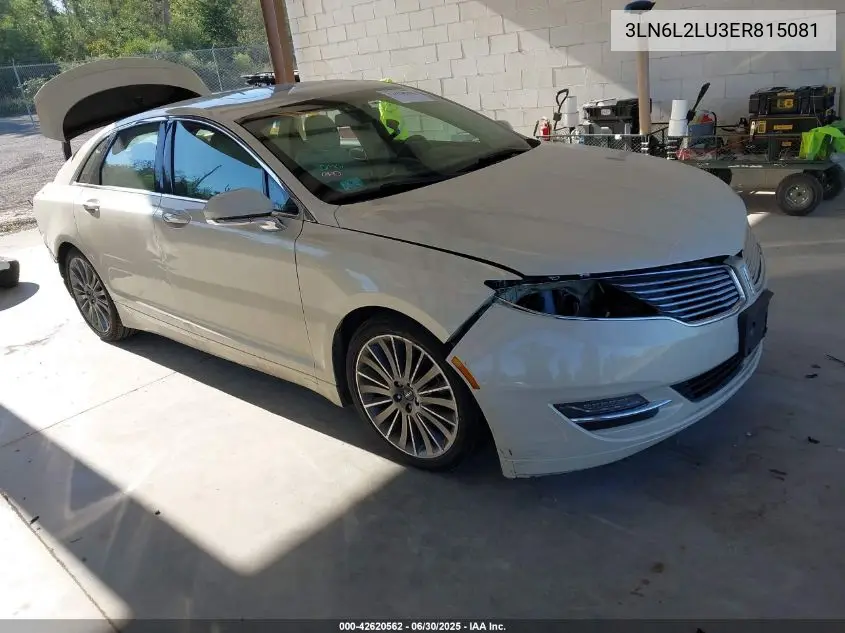 2014 Lincoln Mkz Hybrid VIN: 3LN6L2LU3ER815081 Lot: 42620562