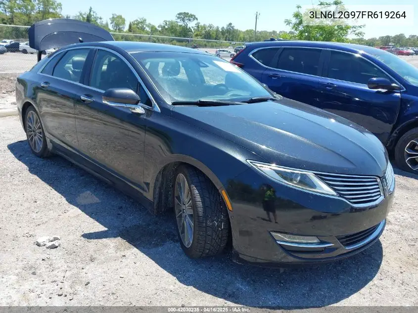 2015 Lincoln Mkz VIN: 3LN6L2G97FR619264 Lot: 42030235