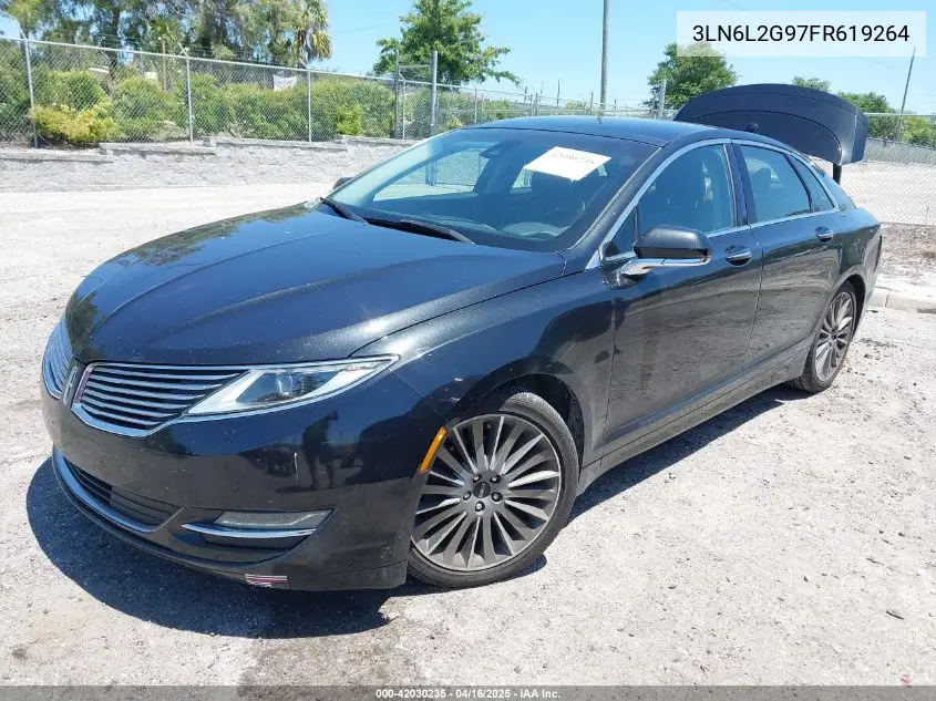 2015 Lincoln Mkz VIN: 3LN6L2G97FR619264 Lot: 42030235