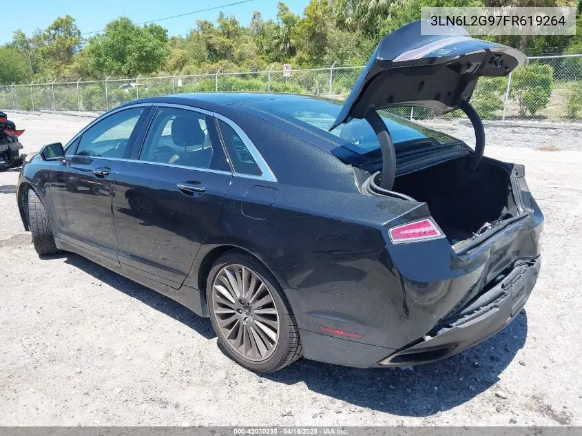 2015 Lincoln Mkz VIN: 3LN6L2G97FR619264 Lot: 42030235