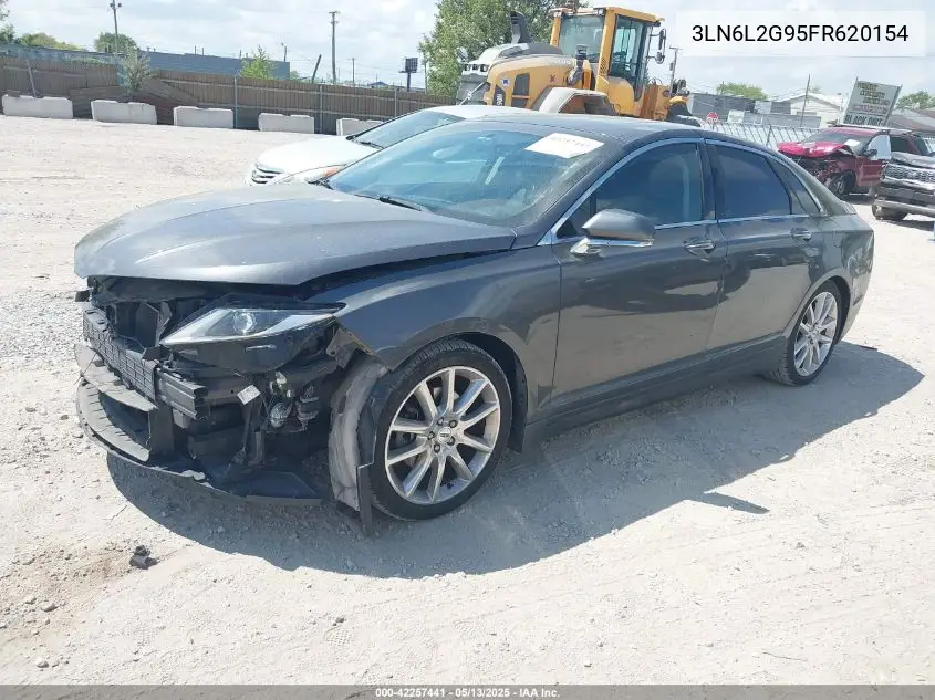 2015 Lincoln Mkz VIN: 3LN6L2G95FR620154 Lot: 42257441