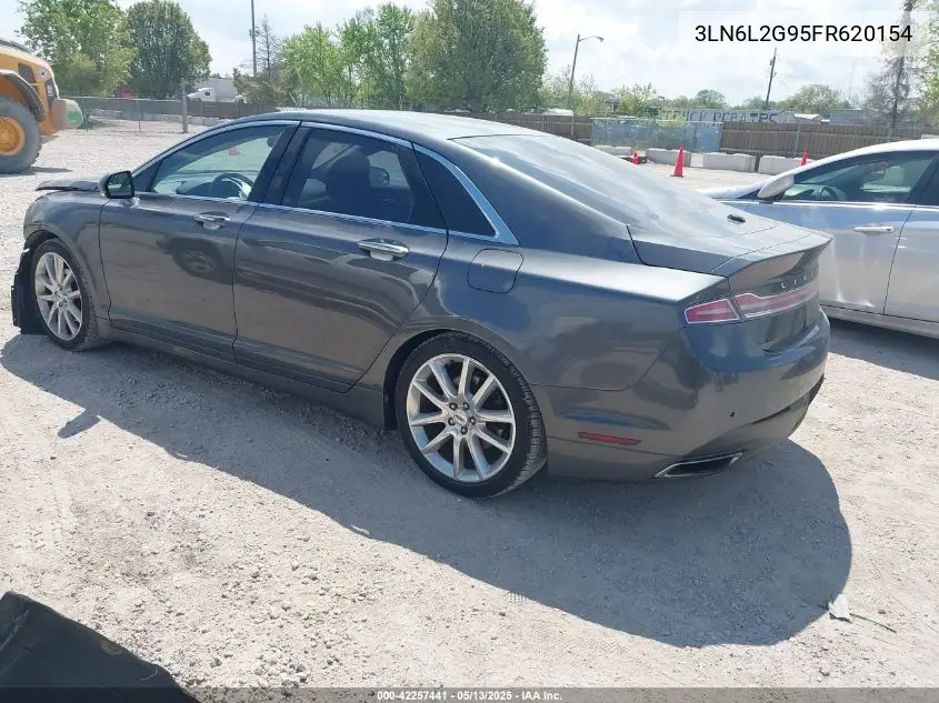 2015 Lincoln Mkz VIN: 3LN6L2G95FR620154 Lot: 42257441