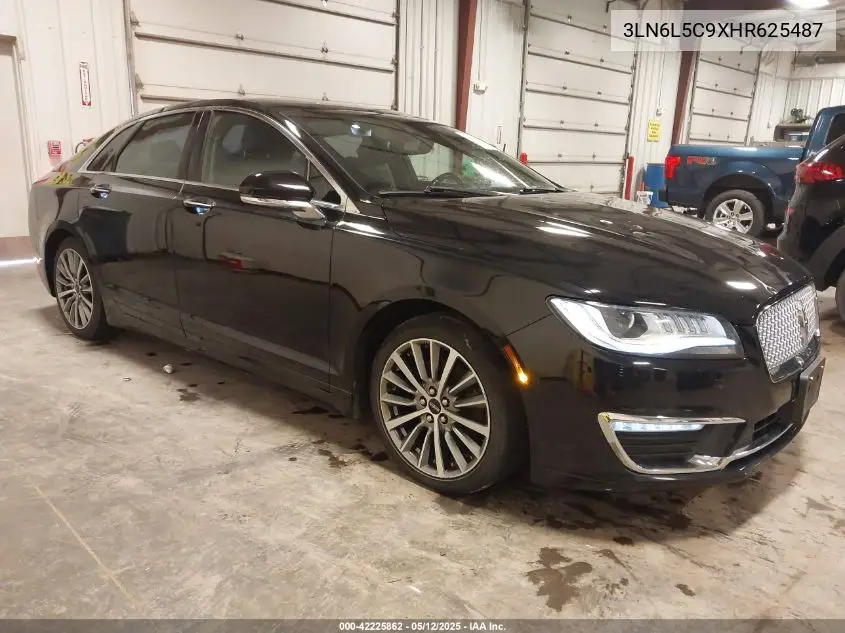 2017 Lincoln Mkz Select VIN: 3LN6L5C9XHR625487 Lot: 42225862