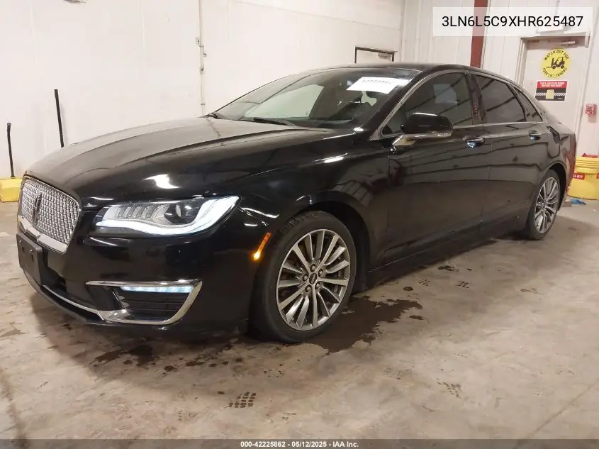 2017 Lincoln Mkz Select VIN: 3LN6L5C9XHR625487 Lot: 42225862