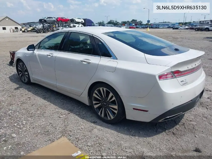 2017 Lincoln Mkz Select VIN: 3LN6L5D9XHR635130 Lot: 42587450