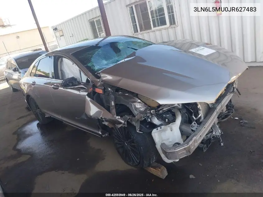 2018 Lincoln Mkz Reserve VIN: 3LN6L5MU0JR627483 Lot: 42593949