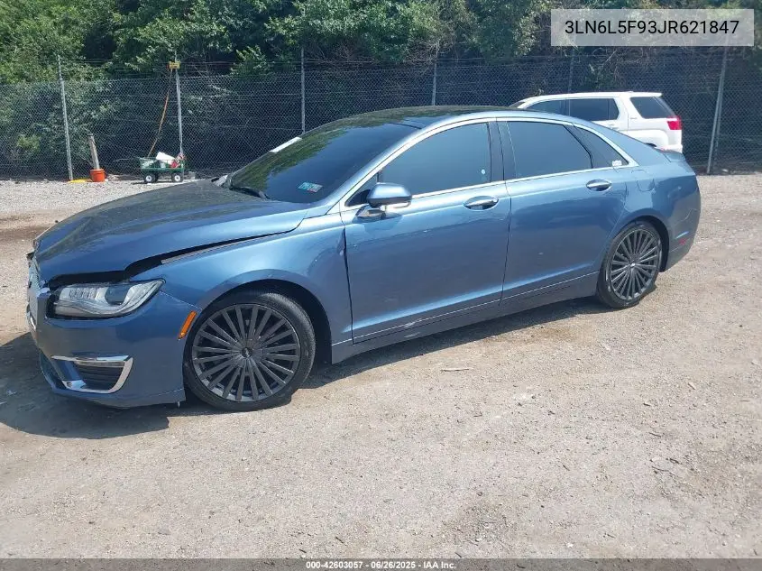2018 Lincoln Mkz Reserve VIN: 3LN6L5F93JR621847 Lot: 42603057