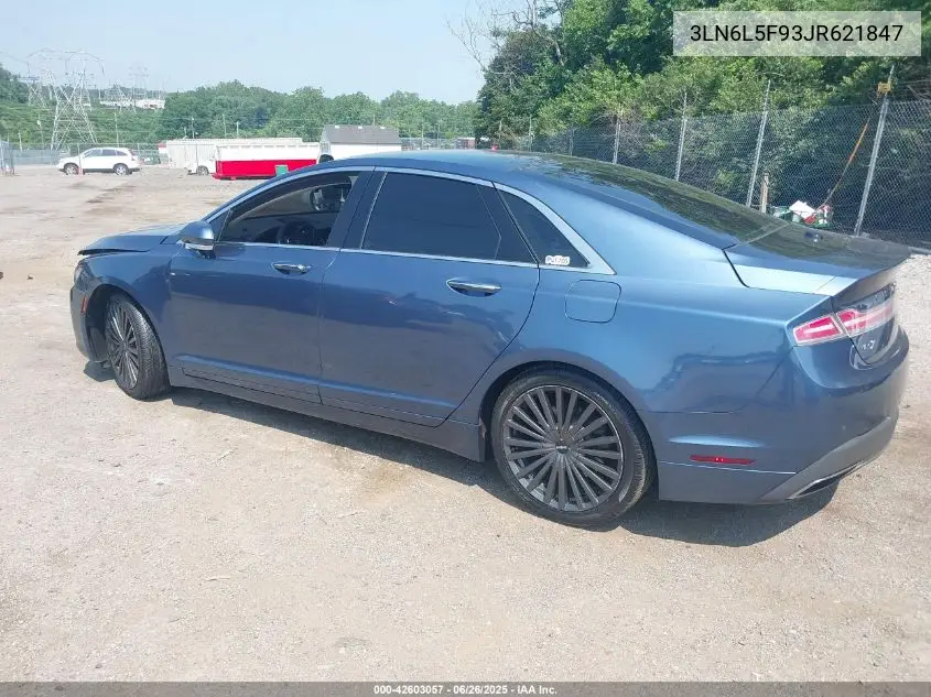 2018 Lincoln Mkz Reserve VIN: 3LN6L5F93JR621847 Lot: 42603057