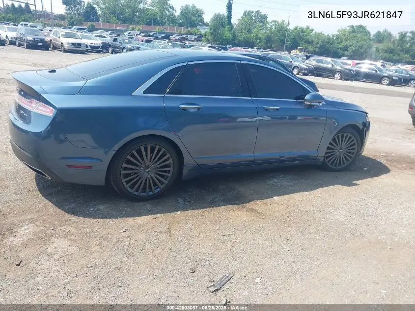 2018 Lincoln Mkz Reserve VIN: 3LN6L5F93JR621847 Lot: 42603057