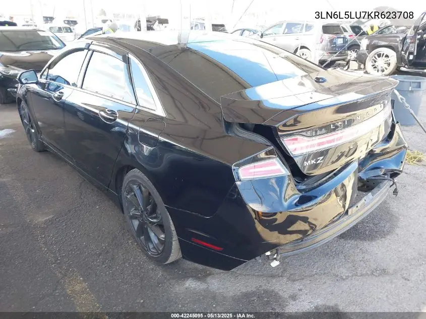 2019 Lincoln Mkz Hybrid Reserve I VIN: 3LN6L5LU7KR623708 Lot: 42245095