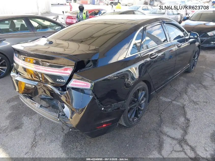 2019 Lincoln Mkz Hybrid Reserve I VIN: 3LN6L5LU7KR623708 Lot: 42245095