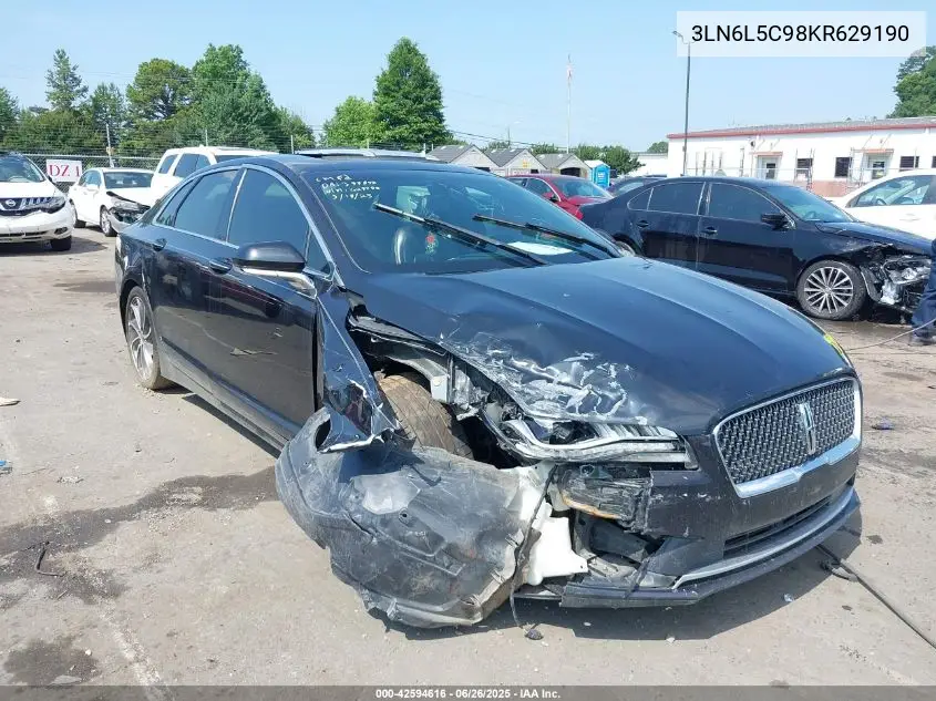 2019 Lincoln Mkz Reserve I VIN: 3LN6L5C98KR629190 Lot: 42594616