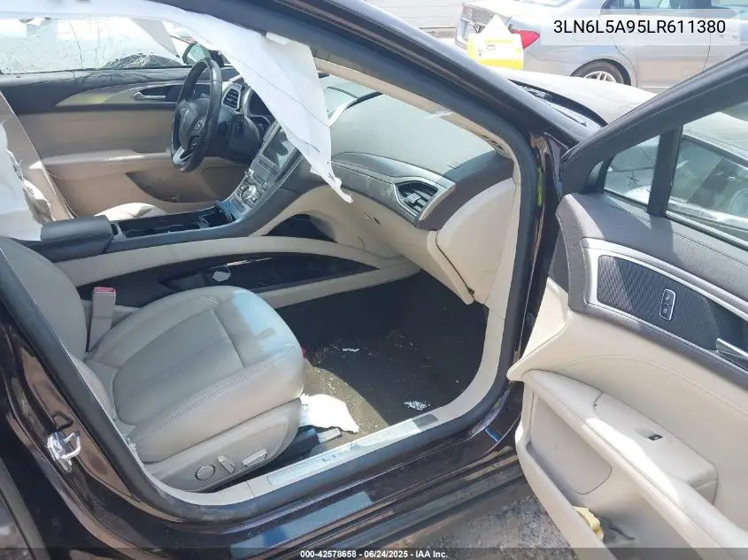 2020 Lincoln Mkz Standard VIN: 3LN6L5A95LR611380 Lot: 42578658