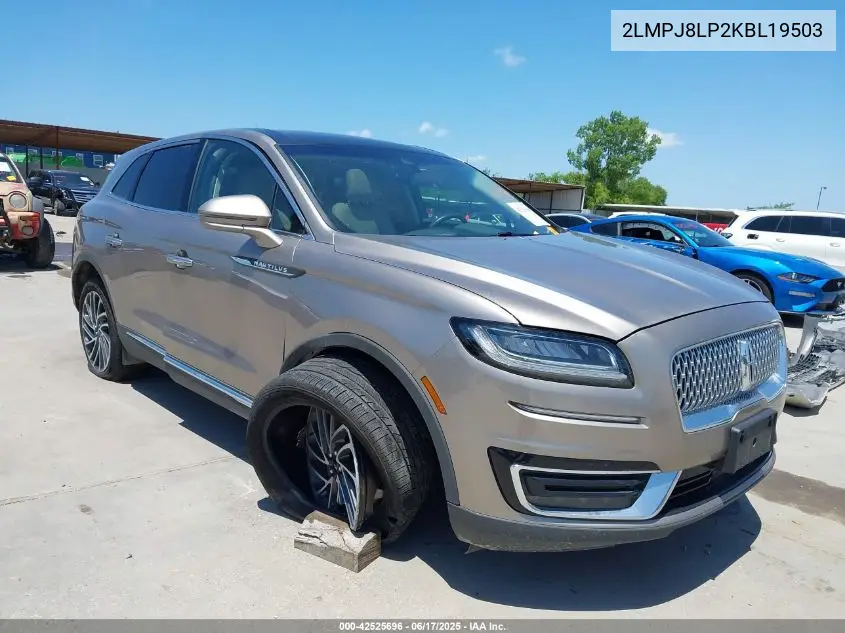 2019 Lincoln Nautilus Reserve VIN: 2LMPJ8LP2KBL19503 Lot: 42525696