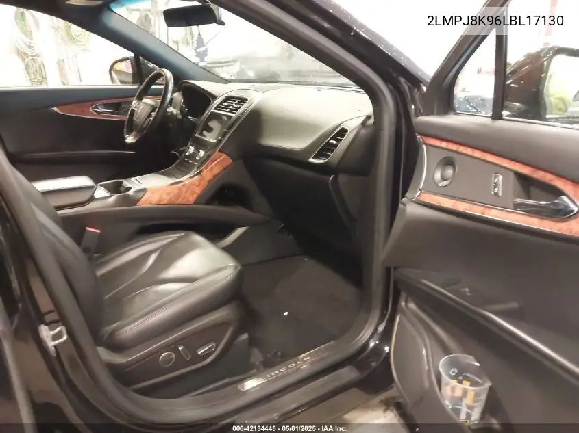 2020 Lincoln Nautilus Reserve VIN: 2LMPJ8K96LBL17130 Lot: 42134445