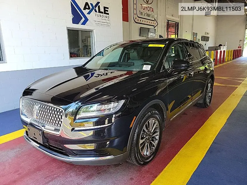 2021 Lincoln Nautilus Reserve VIN: 2LMPJ6K93MBL11503 Lot: 42610965