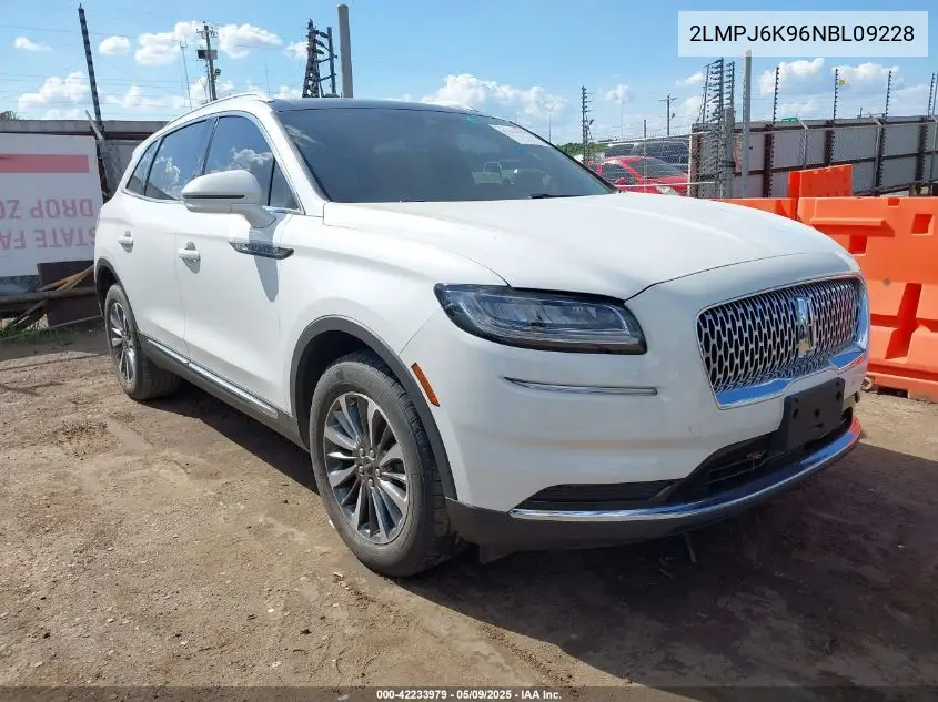 2022 Lincoln Nautilus Reserve VIN: 2LMPJ6K96NBL09228 Lot: 42233979