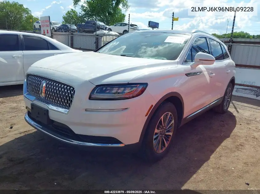 2022 Lincoln Nautilus Reserve VIN: 2LMPJ6K96NBL09228 Lot: 42233979