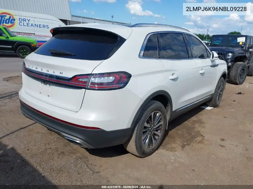2022 Lincoln Nautilus Reserve VIN: 2LMPJ6K96NBL09228 Lot: 42233979