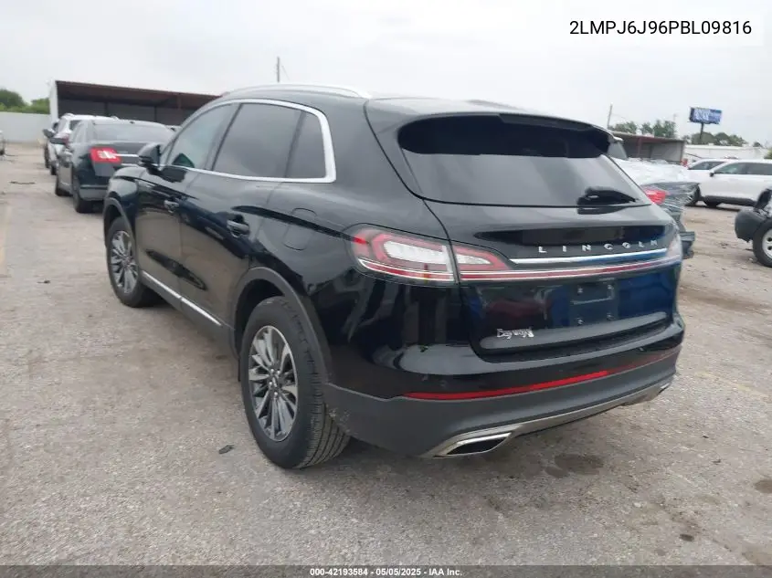 2023 Lincoln Nautilus Standard VIN: 2LMPJ6J96PBL09816 Lot: 42193584