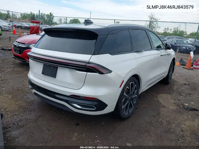 2024 Lincoln Nautilus Reserve VIN: 5LMPJ8K46RJ843579 Lot: 42156214