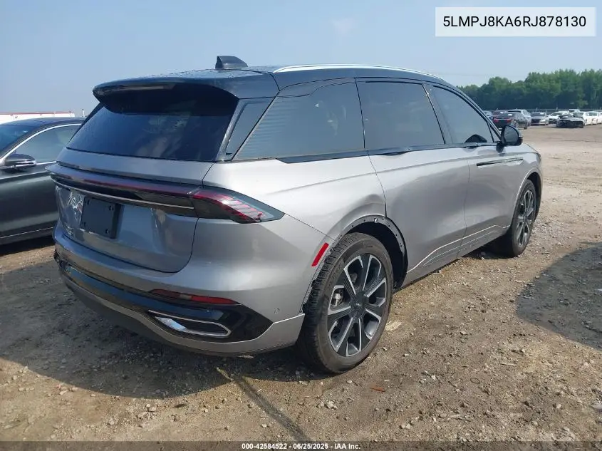 2024 Lincoln Nautilus Reserve VIN: 5LMPJ8KA6RJ878130 Lot: 42584522