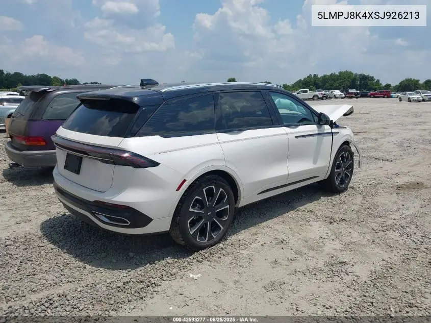 2025 Lincoln Nautilus Reserve VIN: 5LMPJ8K4XSJ926213 Lot: 42593277