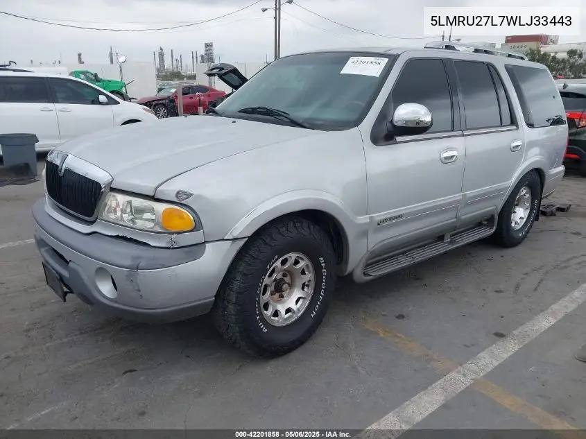 1998 Lincoln Navigator VIN: 5LMRU27L7WLJ33443 Lot: 42201858