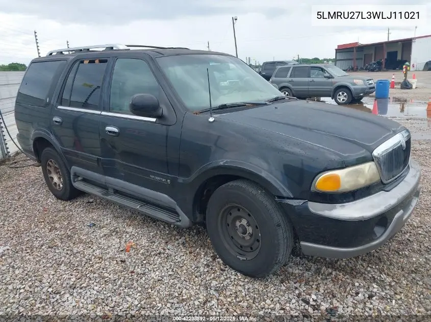 1998 Lincoln Navigator VIN: 5LMRU27L3WLJ11021 Lot: 42238892