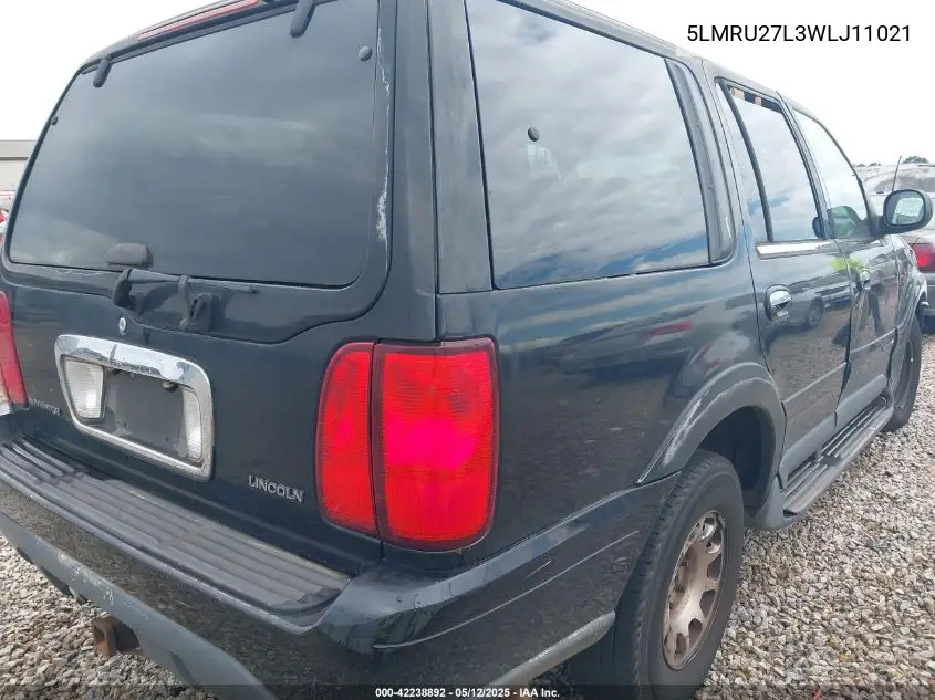 1998 Lincoln Navigator VIN: 5LMRU27L3WLJ11021 Lot: 42238892