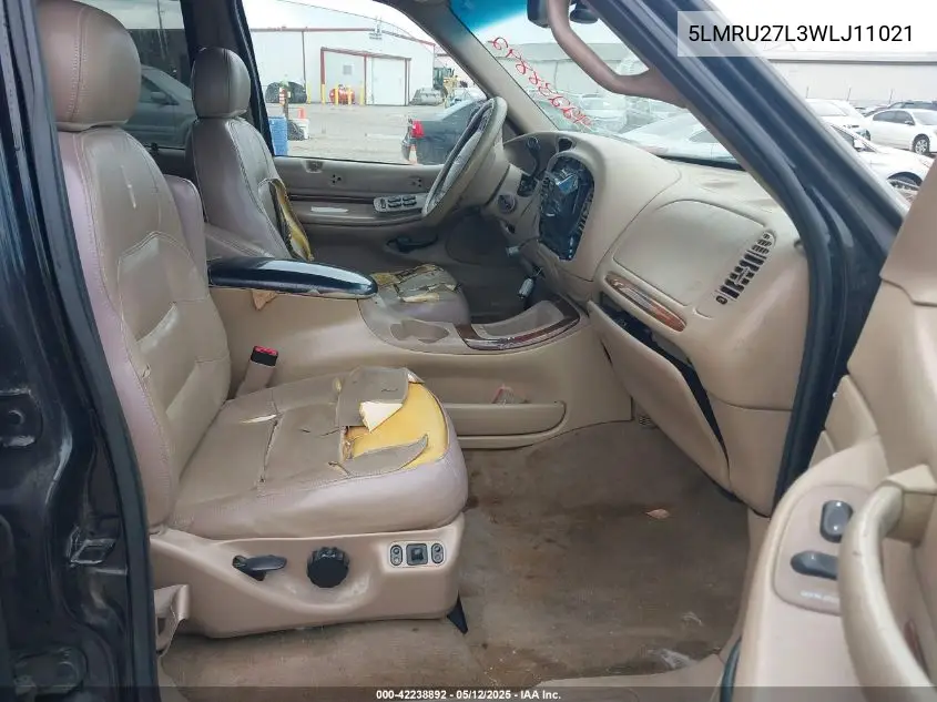 1998 Lincoln Navigator VIN: 5LMRU27L3WLJ11021 Lot: 42238892