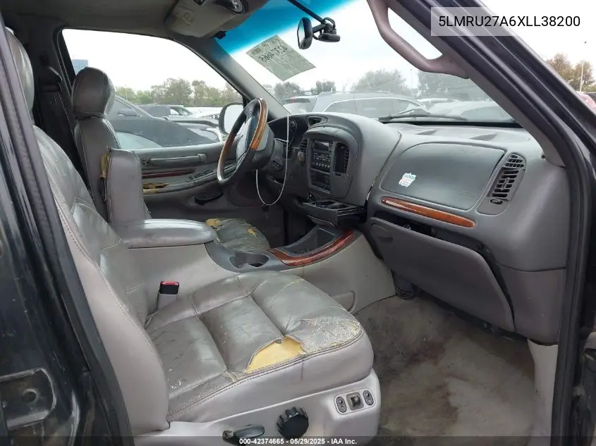 1999 Lincoln Navigator VIN: 5LMRU27A6XLL38200 Lot: 42374665