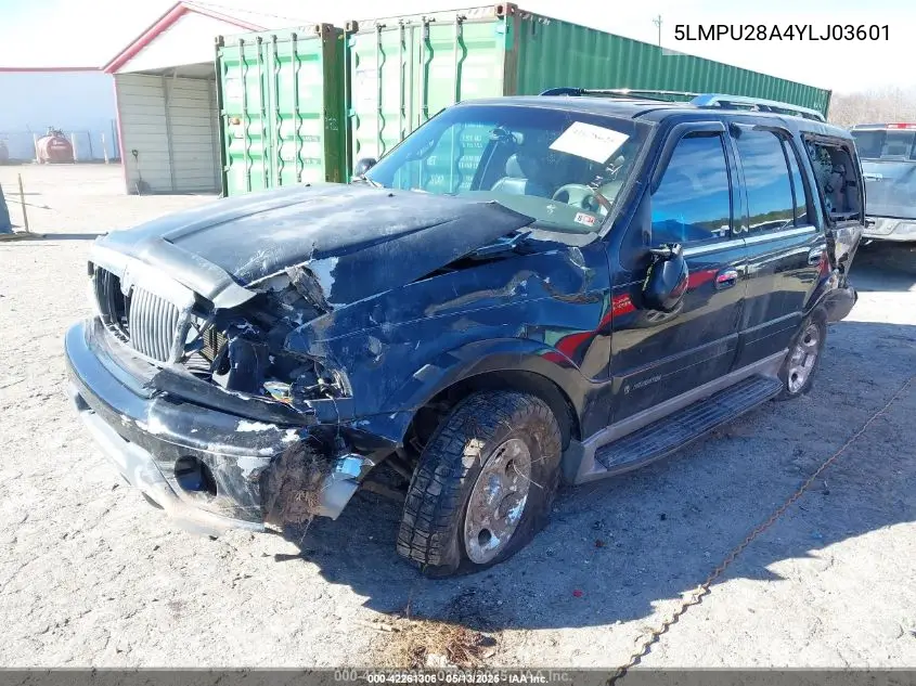 2000 Lincoln Navigator VIN: 5LMPU28A4YLJ03601 Lot: 41678625
