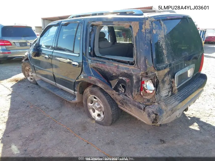2000 Lincoln Navigator VIN: 5LMPU28A4YLJ03601 Lot: 41678625