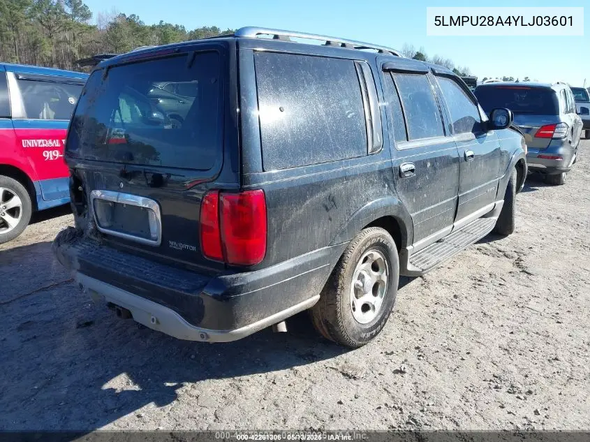 2000 Lincoln Navigator VIN: 5LMPU28A4YLJ03601 Lot: 41678625
