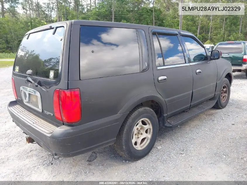 2000 Lincoln Navigator VIN: 5LMPU28A9YLJ02329 Lot: 42262261