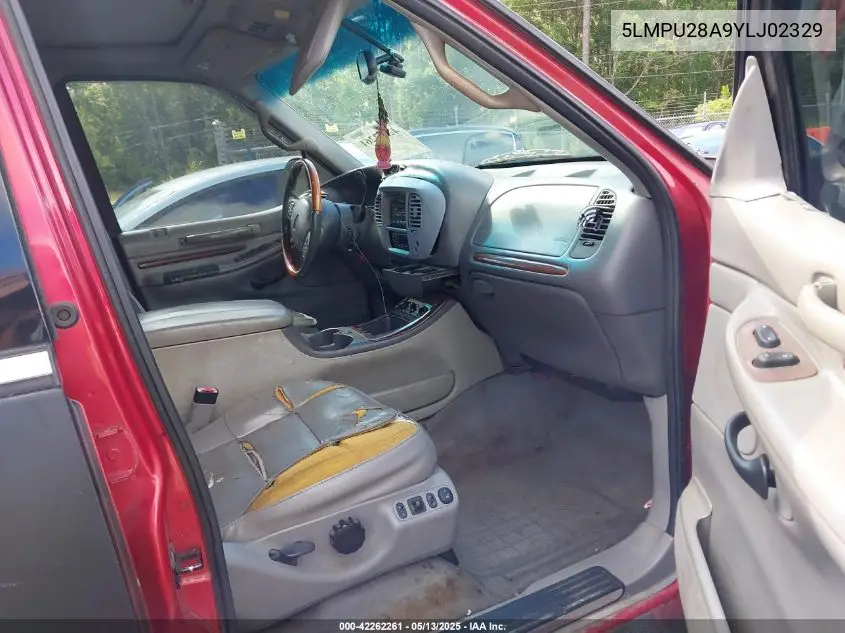 2000 Lincoln Navigator VIN: 5LMPU28A9YLJ02329 Lot: 42262261