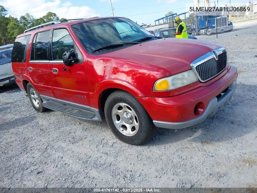2001 Lincoln Navigator VIN: 5LMEU27A81LJ06869 Lot: 41761142