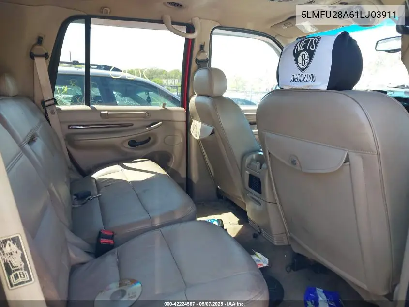 2001 Lincoln Navigator VIN: 5LMFU28A61LJ03911 Lot: 42224567