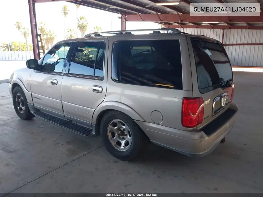 2001 Lincoln Navigator VIN: 5LMEU27A41LJ04620 Lot: 42772719