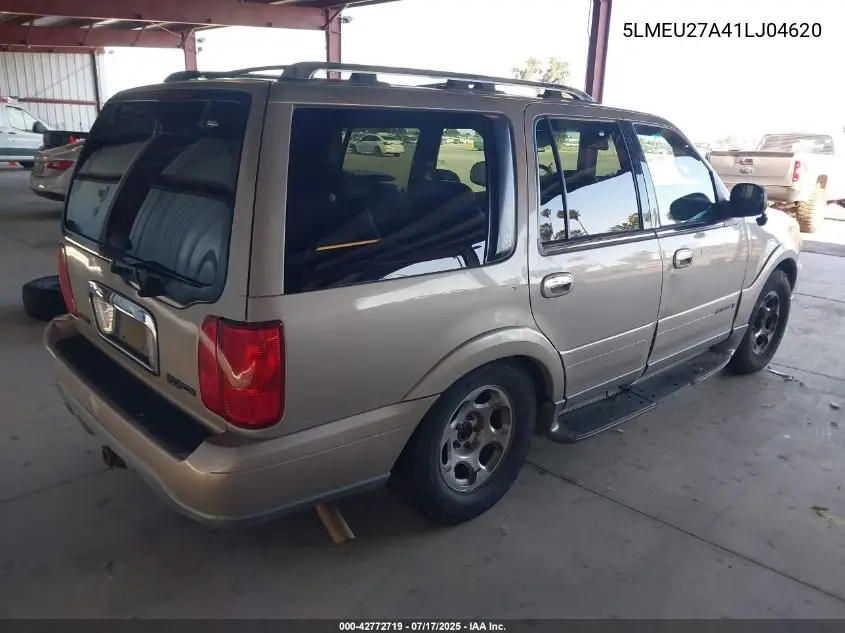 2001 Lincoln Navigator VIN: 5LMEU27A41LJ04620 Lot: 42772719