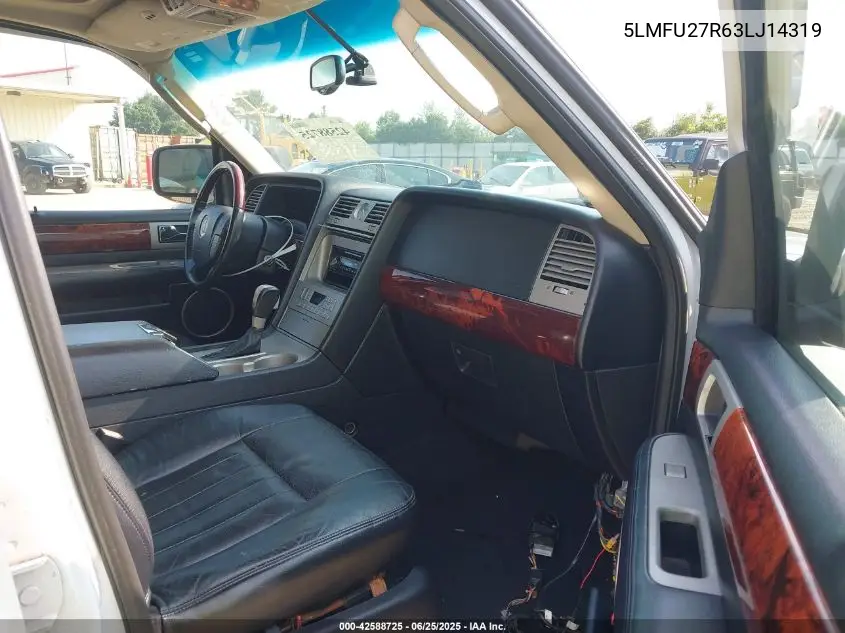 2003 Lincoln Navigator VIN: 5LMFU27R63LJ14319 Lot: 42588725
