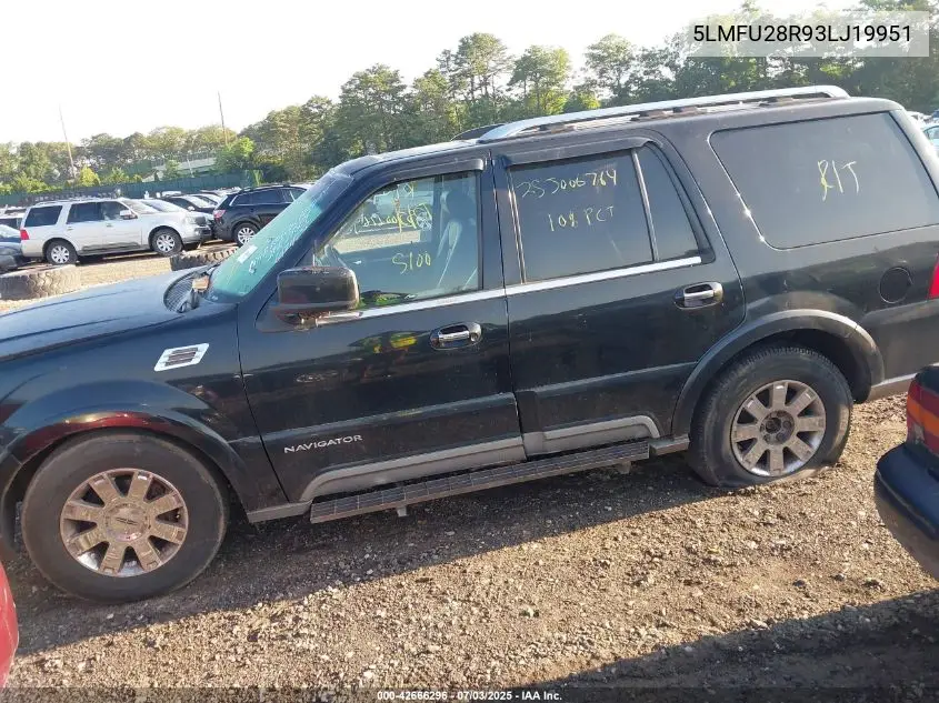 2003 Lincoln Navigator VIN: 5LMFU28R93LJ19951 Lot: 42666296