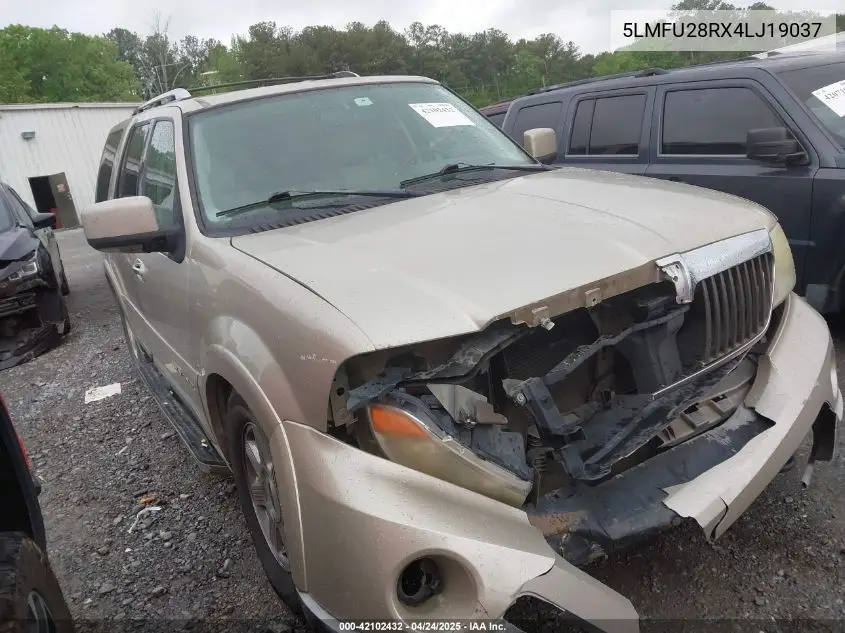 2004 Lincoln Navigator VIN: 5LMFU28RX4LJ19037 Lot: 42102432