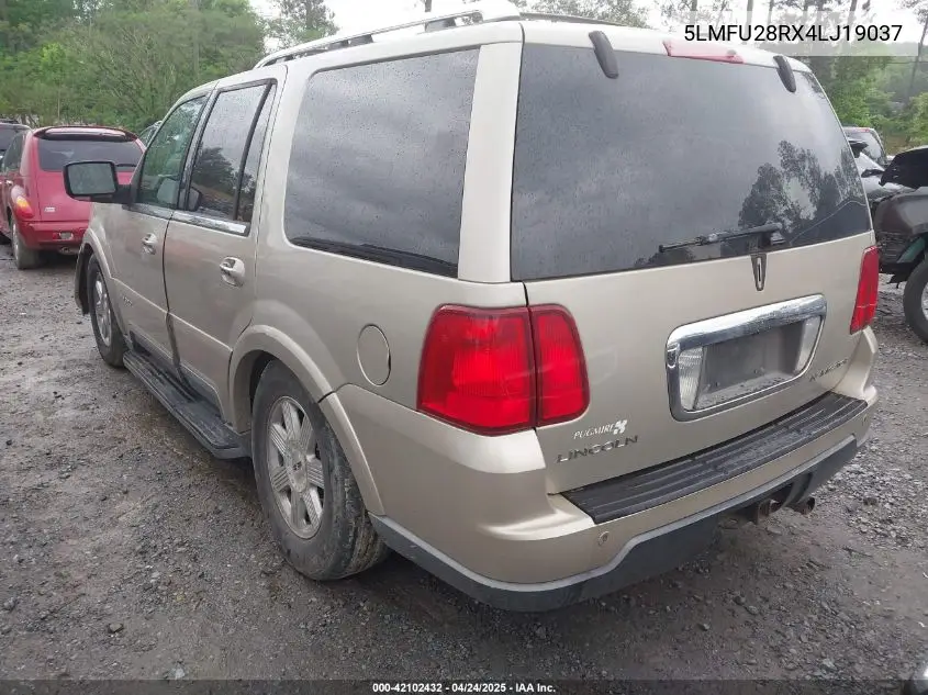 2004 Lincoln Navigator VIN: 5LMFU28RX4LJ19037 Lot: 42102432