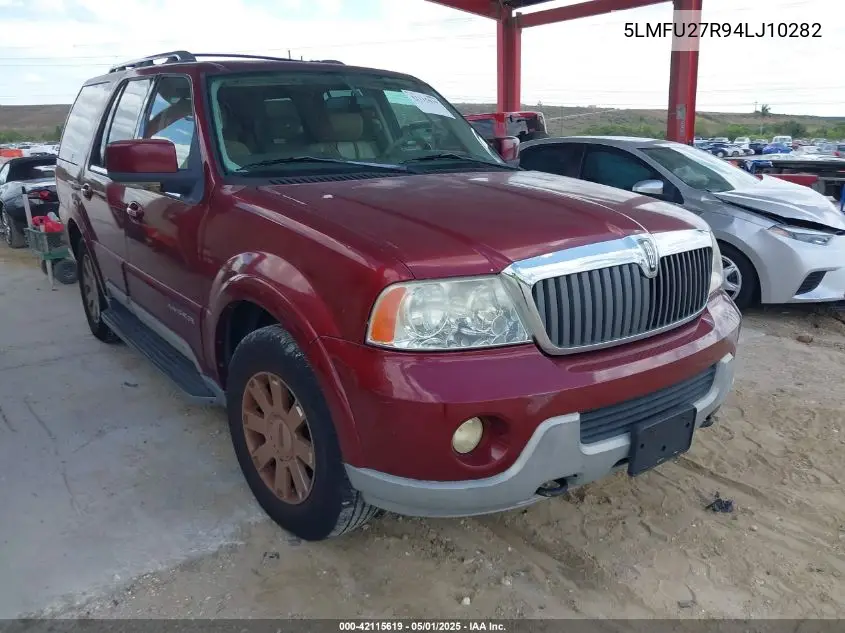 2004 Lincoln Navigator VIN: 5LMFU27R94LJ10282 Lot: 42115619