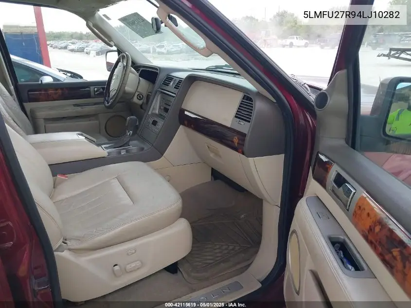 2004 Lincoln Navigator VIN: 5LMFU27R94LJ10282 Lot: 42115619