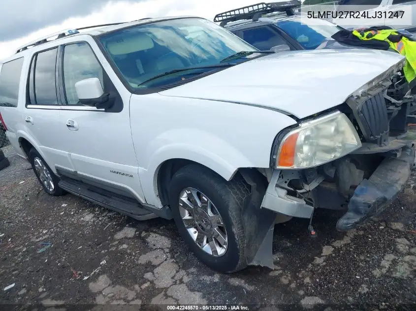 2004 Lincoln Navigator VIN: 5LMFU27R24LJ31247 Lot: 42245570