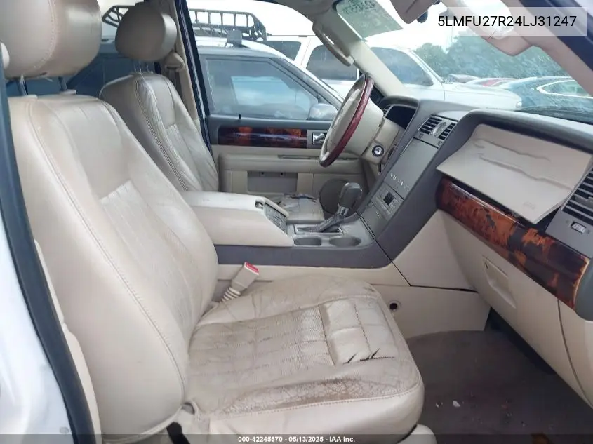2004 Lincoln Navigator VIN: 5LMFU27R24LJ31247 Lot: 42245570