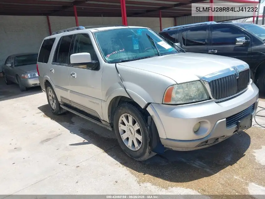 2004 Lincoln Navigator VIN: 5LMFU28R84LJ41232 Lot: 42468184